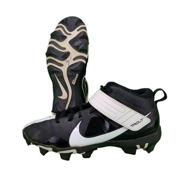 ✅Nike Force Trout 7 Keystone Baseball Cleats Mens Size 9 CT0831-005 Black /White - Picture 2 of 11